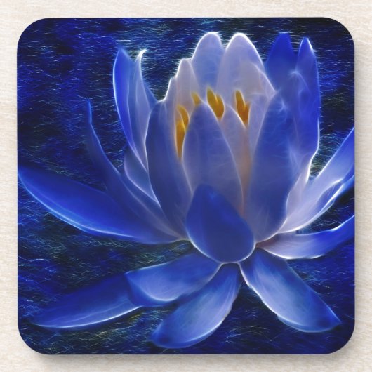 Blume Lotus und ihre Bedeutung Untersetzer (Vorderseite)