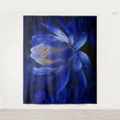 Blume Lotus und ihre Bedeutung Wandteppich (Vorderseite)