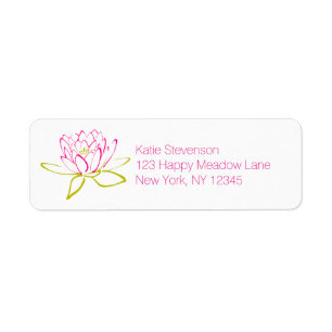 Blume Lotus/Wasserlilie Illustration