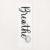 Blume-Lotus-Wildblume Yogamatte (Vorderseite)