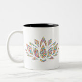 Blume Lotus Zweifarbige Tasse (Links)