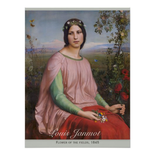 Blume Louis Janmot der Felder CC0914 perfekt Poster (Vorderseite)