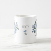 Blume Lover Blue Flowers Keramik Kaffeetasse (Mittel)