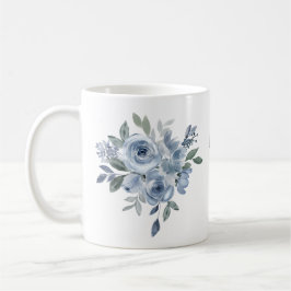 Blume Lover Blue Flowers Keramik Kaffeetasse