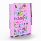 Blume Lover | Blume Niedlich Moderne Beautiful Fotoblock (Links)