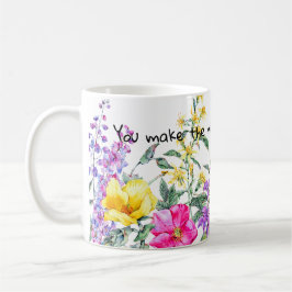 Blume Lover Coffee Drink, helles Wasser Kaffeetasse