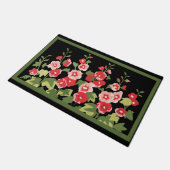 Blume-Lover-Geschenk, Blumenmatte, farbenfrohe Blu Fußmatte (Schrägansicht)