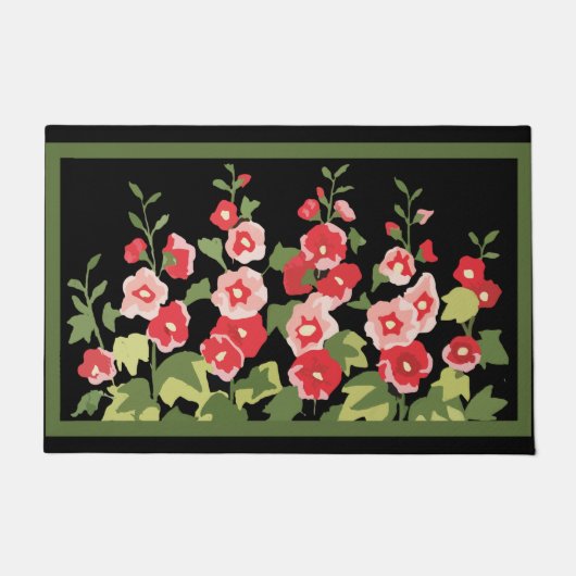 Blume-Lover-Geschenk, Blumenmatte, farbenfrohe Blu Fußmatte (Vorderseite)