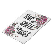 Blume Lover | Rose Blumengarten Notizblock (angewinkelt)