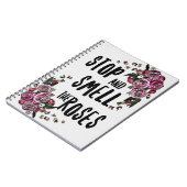 Blume Lover | Rose Blumengarten Notizblock (Linke Seite)