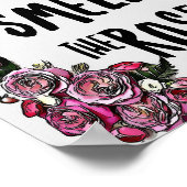 Blume Lover | Rose Blumengarten Poster (Ecke)