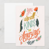 Blume Lover | Sie sind alle Arten oder Phantastisc Save The Date (Vorne/Hinten)