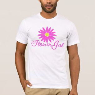 Blume Mädchen Daisy/Rosa T-Shirt