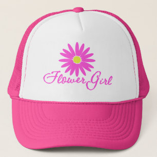 Blume Mädchen Daisy/Rosa Truckerkappe