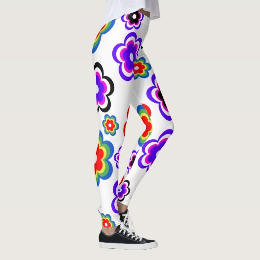 Blume Mädchen hinken Leggings (Rechts)