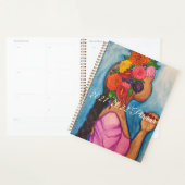 Blume-Mädchen-Jahresplanerin Planer (Anzeige)