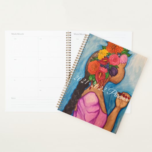 Blume-Mädchen-Jahresplanerin Planer (Anzeige)