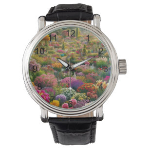 Blume Magic - ein Farbparadies Armbanduhr