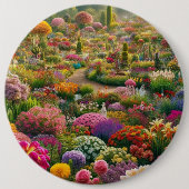 Blume Magic - ein Farbparadies Button (Vorderseite)