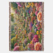 Blume Magic - ein Farbparadies Decke (Vorderseite Vertikal)