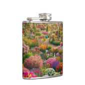 Blume Magic - ein Farbparadies Flachmann (Rechts)