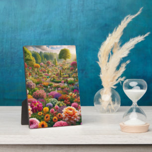 Blume Magic - ein Farbparadies Fotoplatte