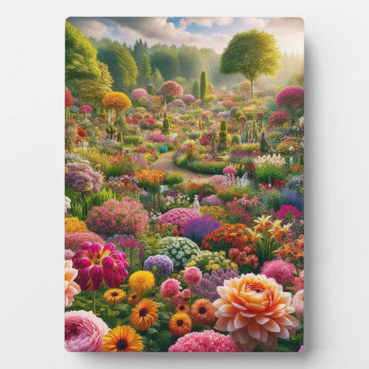 Blume Magic - ein Farbparadies Fotoplatte (Vorderseite)