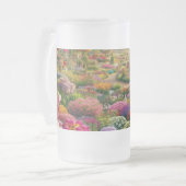 Blume Magic - ein Farbparadies Mattglas Bierglas (Vorderseite Links)