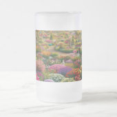 Blume Magic - ein Farbparadies Mattglas Bierglas (Mittel)