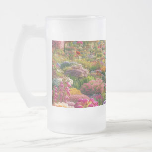 Blume Magic - ein Farbparadies Mattglas Bierglas