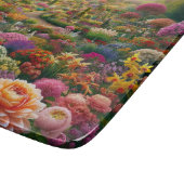 Blume Magic - ein Farbparadies Schneidebrett (Ecke)