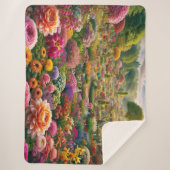 Blume Magic - ein Farbparadies Sherpadecke (Vorderseite)
