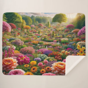Blume Magic - ein Farbparadies Sherpadecke