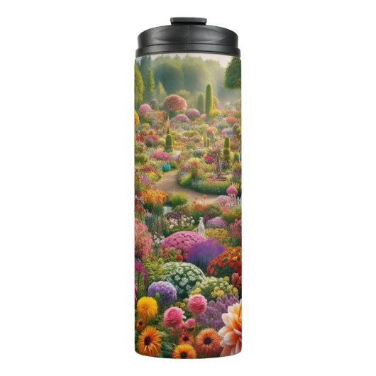 Blume Magic - ein Farbparadies Thermosbecher (Vorderseite)