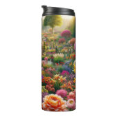 Blume Magic - ein Farbparadies Thermosbecher (Nach rechts gedreht)