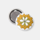 Blume Magnet (Vorderseite/Rückseite)