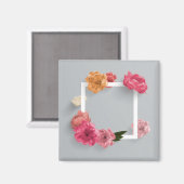 Blume Magnet (Vorderseite/Rückseite)