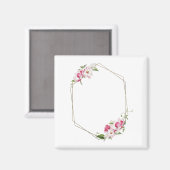 Blume Magnet (Vorderseite/Rückseite)