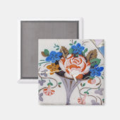 Blume Magnet (Vorderseite/Rückseite)