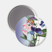 Blume Magnet (Vorderseite/Rückseite)