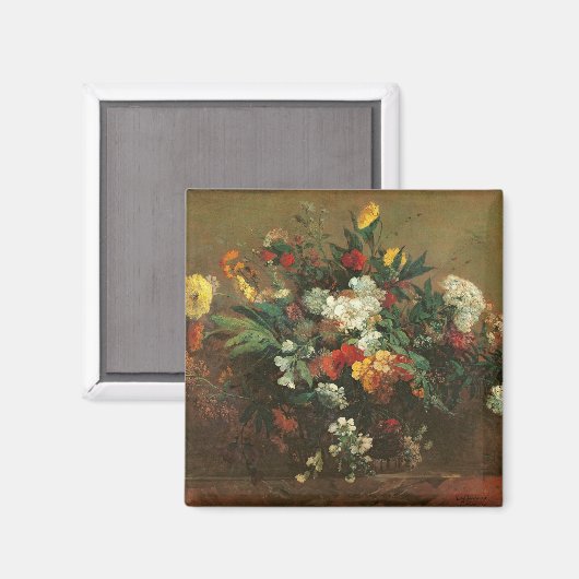 Blume Magnet (Vorderseite/Rückseite)