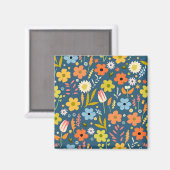 Blume Magnet (Vorderseite/Rückseite)