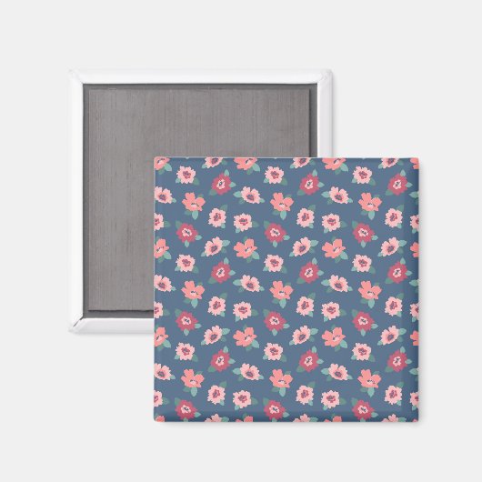 Blume Magnet (Vorderseite/Rückseite)