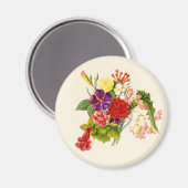 Blume Magnet (Vorderseite/Rückseite)