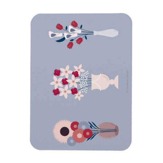 Blume Magnet (Vertikal)