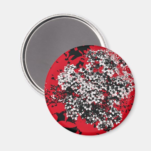 BLUME MAGNET (Vorderseite/Rückseite)