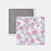 Blume Magnet (Vorderseite/Rückseite)