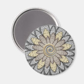 Blume Magnet (Vorderseite/Rückseite)