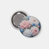 Blume Magnet (Vorderseite/Rückseite)