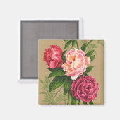 Blume Magnet (Vorderseite/Rückseite)
